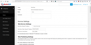 Configuring Web Sites Shared Public IP address