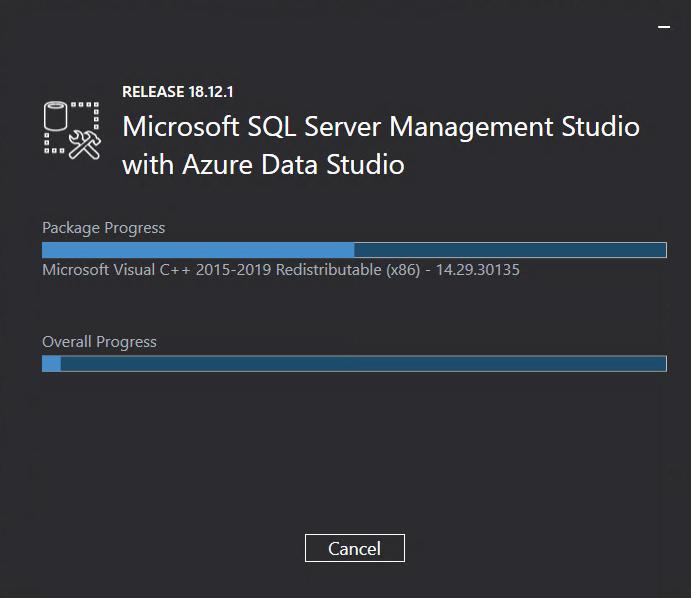 SQL-2019-Express-Managment-installation-progress