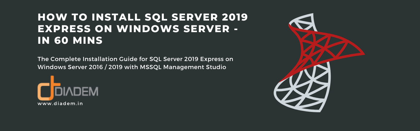 sql server 2019 express installation